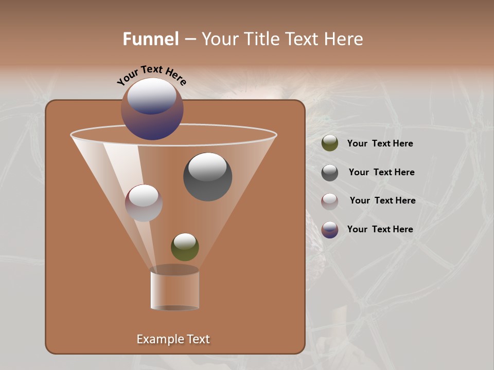 White Person Glass PowerPoint Template