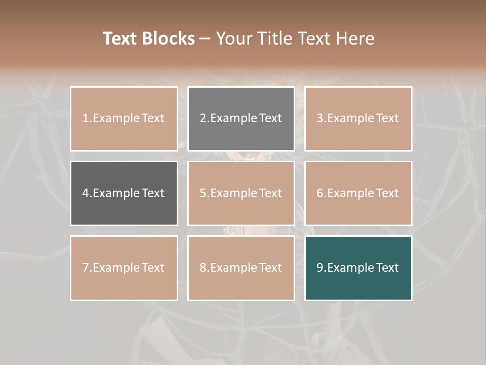 White Person Glass PowerPoint Template