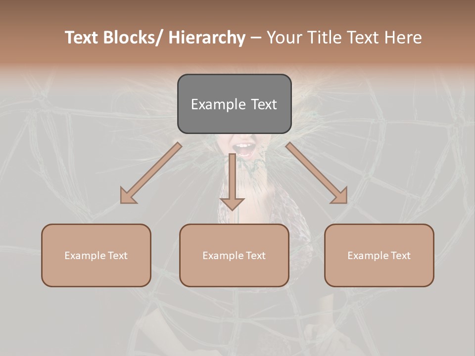 White Person Glass PowerPoint Template