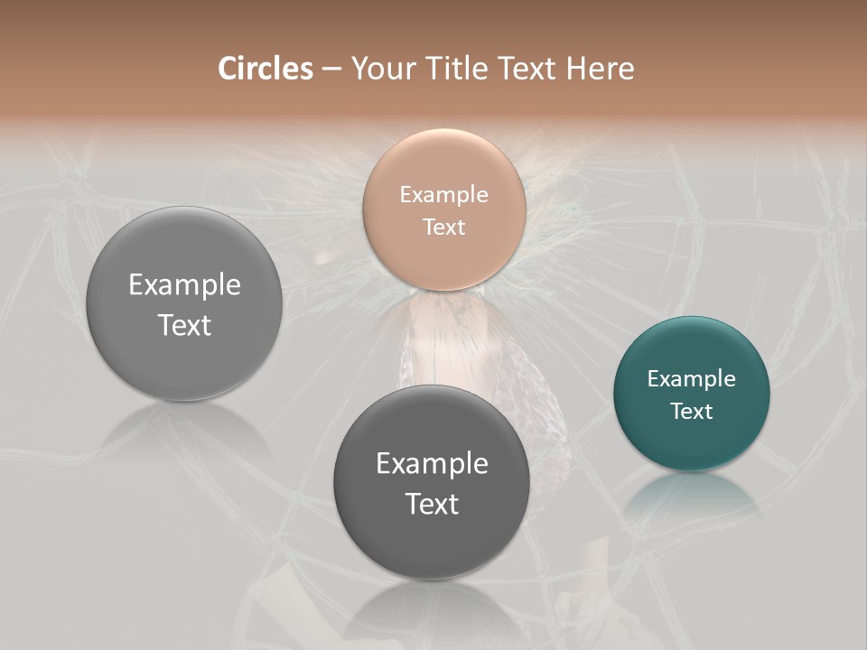 White Person Glass PowerPoint Template