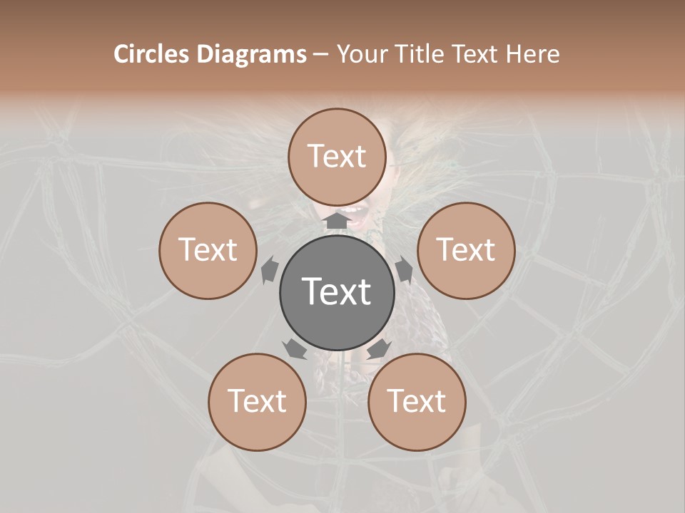 White Person Glass PowerPoint Template