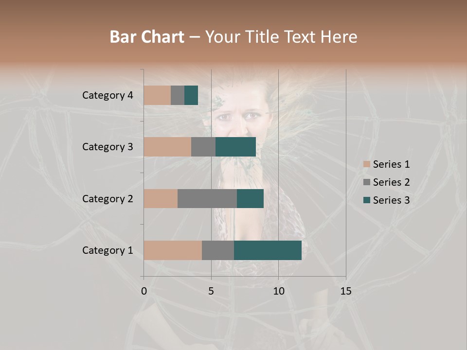 White Person Glass PowerPoint Template