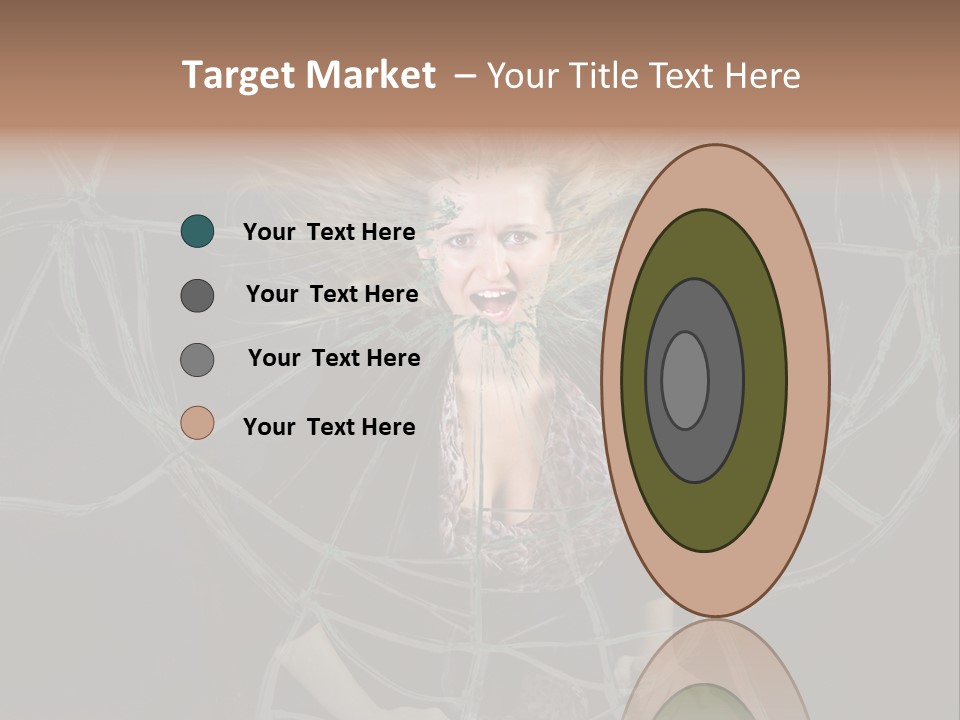 White Person Glass PowerPoint Template