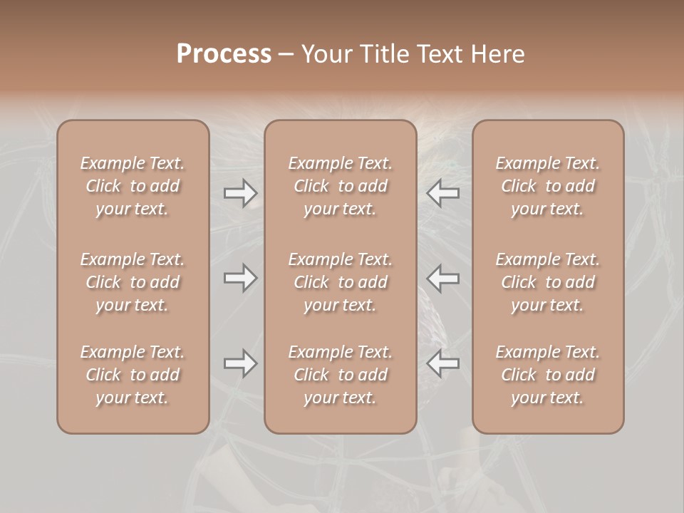 White Person Glass PowerPoint Template