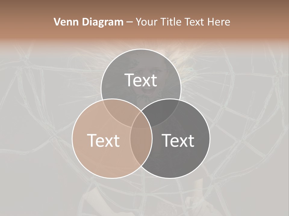 White Person Glass PowerPoint Template