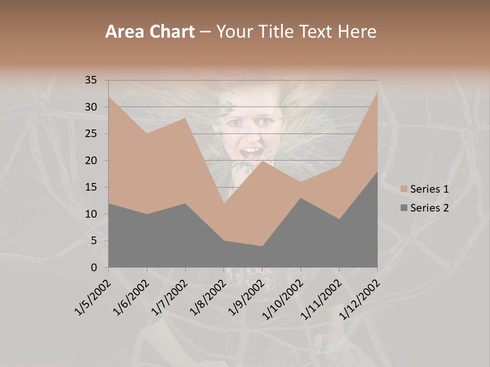 White Person Glass PowerPoint Template