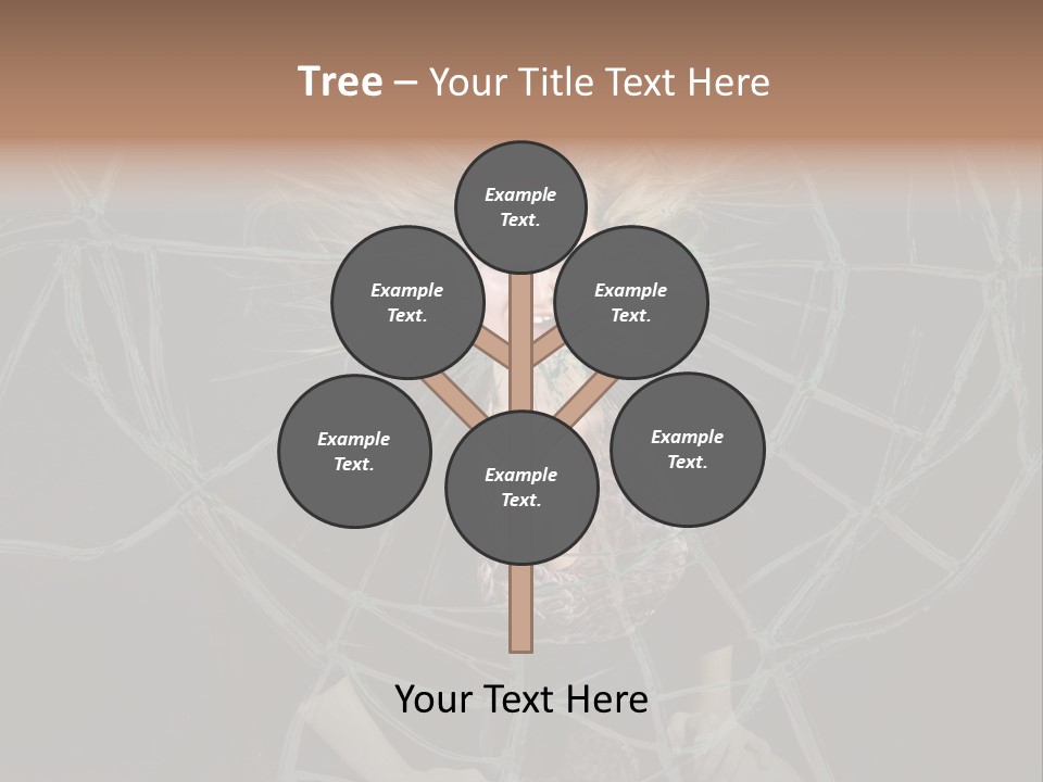 White Person Glass PowerPoint Template