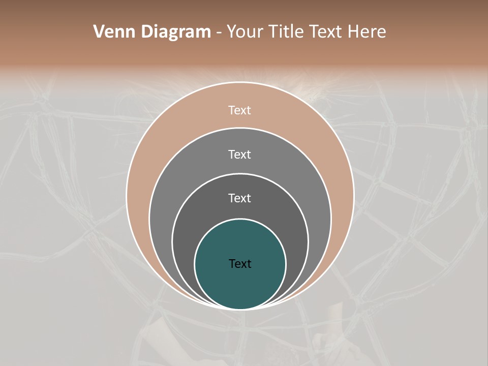 White Person Glass PowerPoint Template
