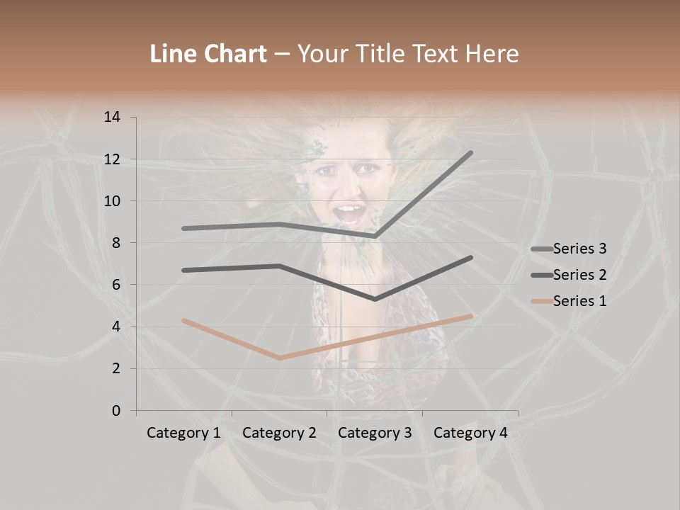 White Person Glass PowerPoint Template