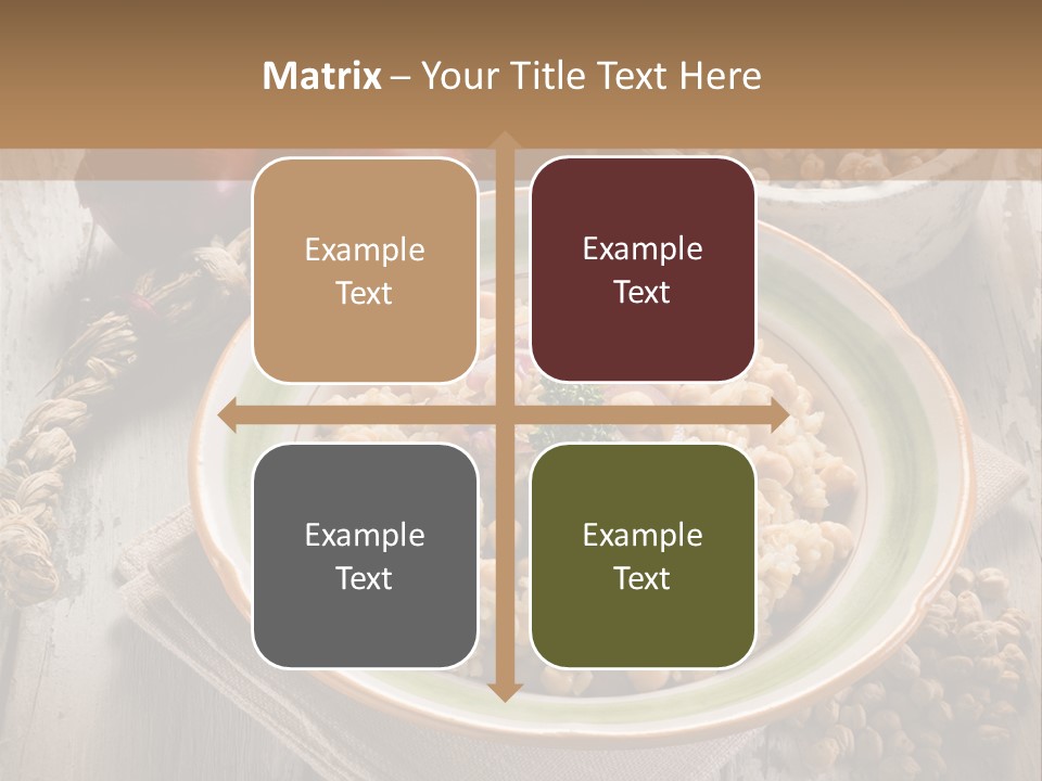 Eating Moroccan Saffron PowerPoint Template