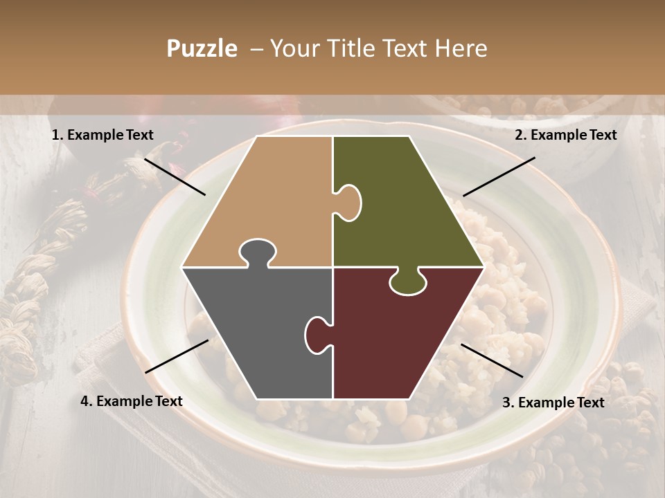 Eating Moroccan Saffron PowerPoint Template