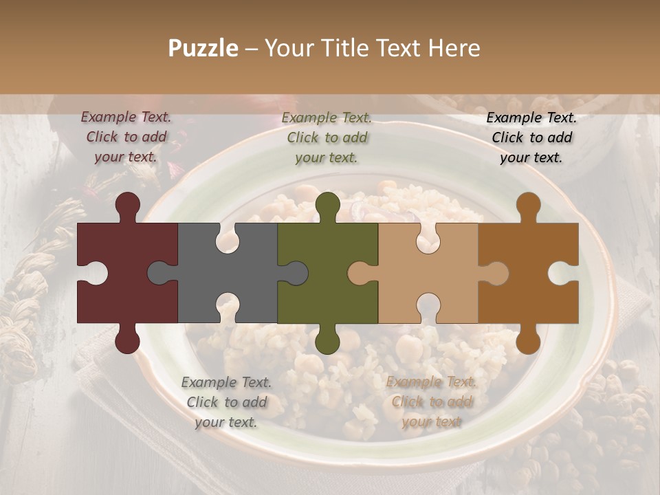 Eating Moroccan Saffron PowerPoint Template