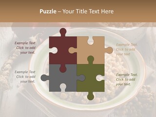 Eating Moroccan Saffron PowerPoint Template