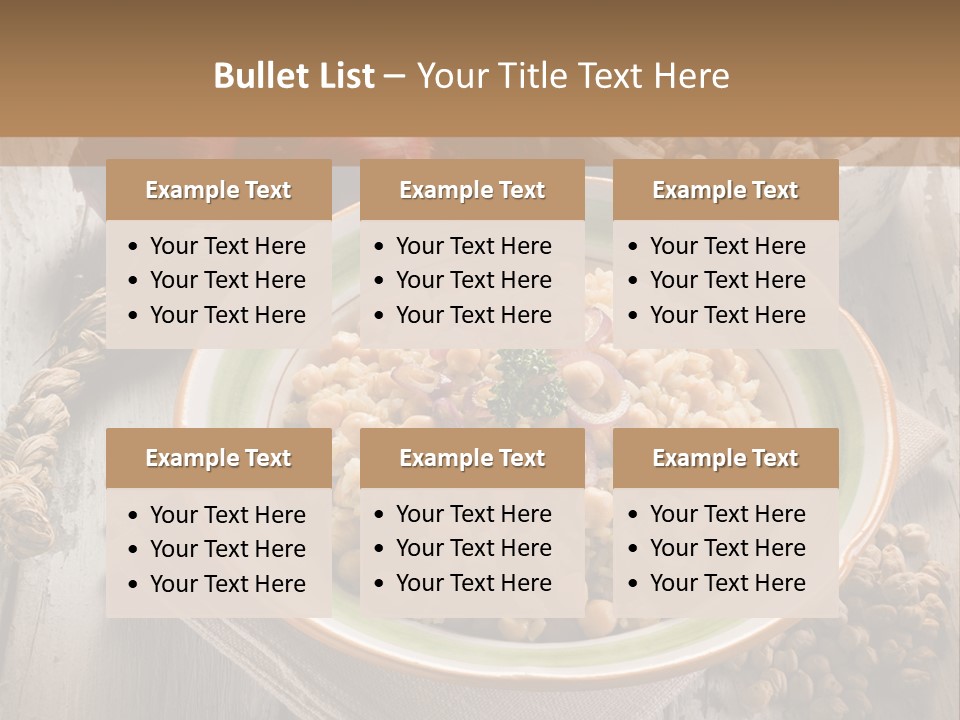 Eating Moroccan Saffron PowerPoint Template