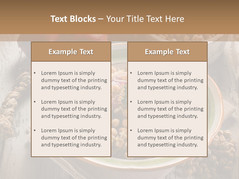 Eating Moroccan Saffron PowerPoint Template