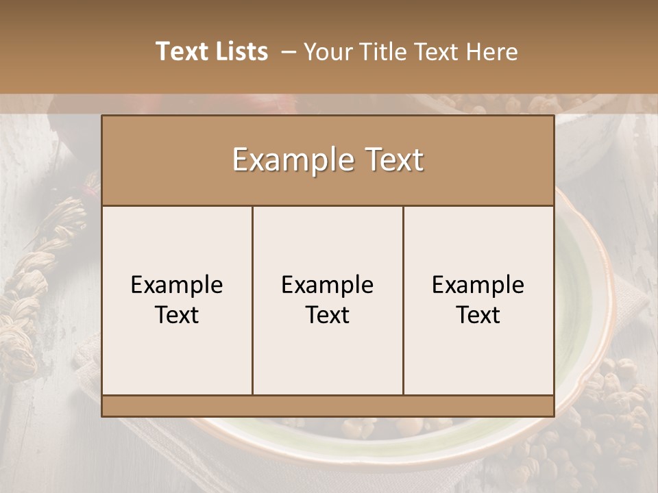 Eating Moroccan Saffron PowerPoint Template