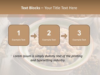 Eating Moroccan Saffron PowerPoint Template