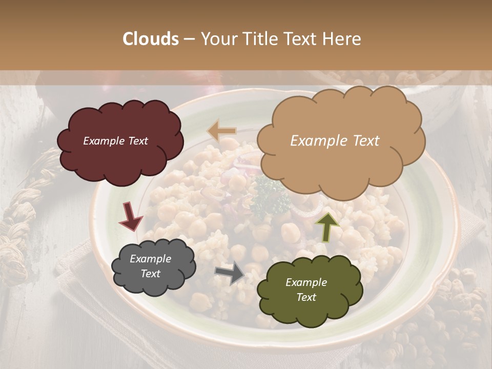Eating Moroccan Saffron PowerPoint Template