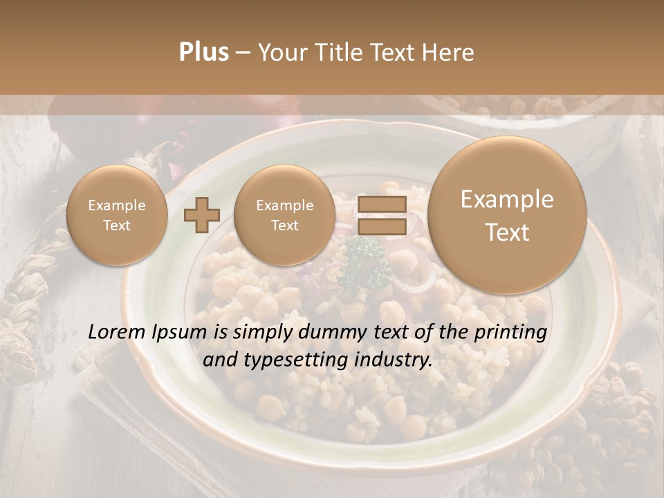 Eating Moroccan Saffron PowerPoint Template