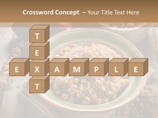 Eating Moroccan Saffron PowerPoint Template