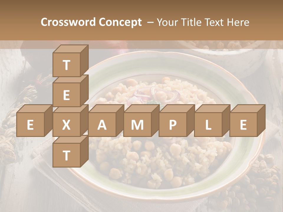 Eating Moroccan Saffron PowerPoint Template