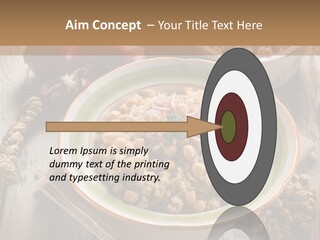 Eating Moroccan Saffron PowerPoint Template