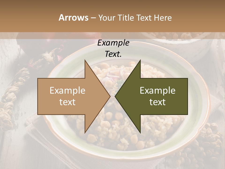 Eating Moroccan Saffron PowerPoint Template