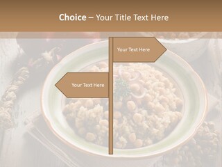 Eating Moroccan Saffron PowerPoint Template