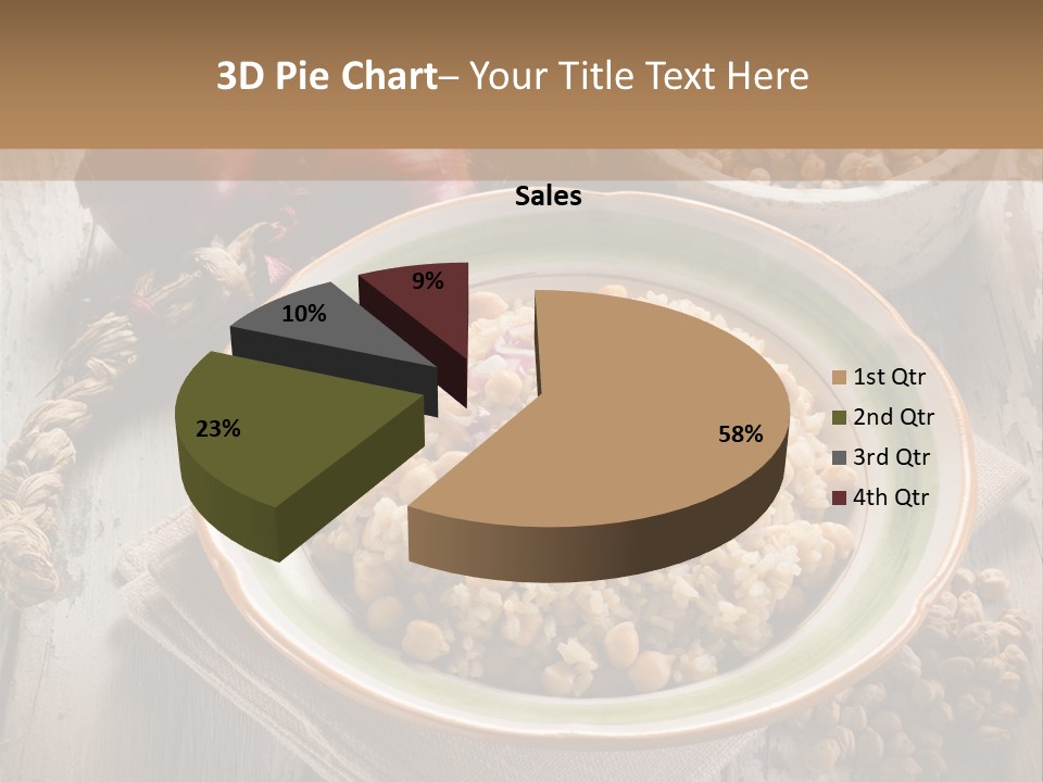 Eating Moroccan Saffron PowerPoint Template