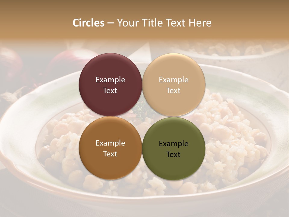 Mediterranean Plate Healthy PowerPoint Template