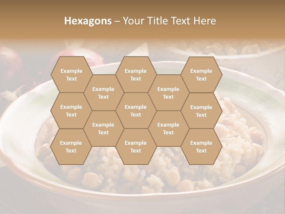 Mediterranean Plate Healthy PowerPoint Template