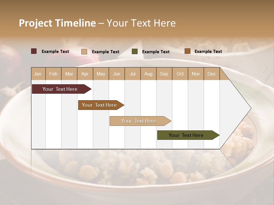 Mediterranean Plate Healthy PowerPoint Template