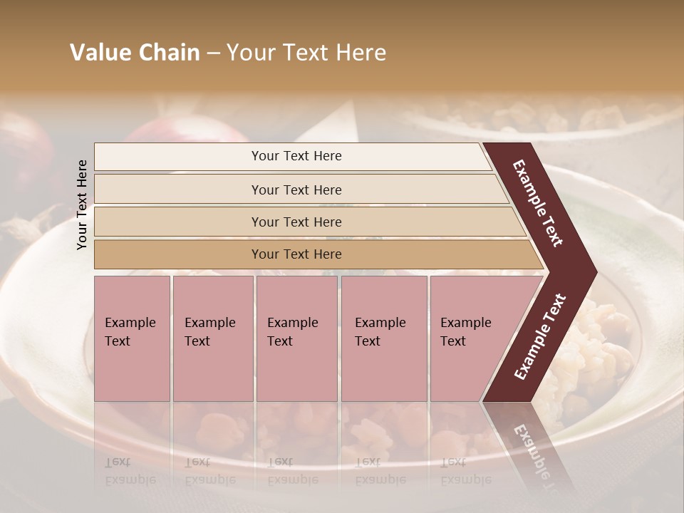 Mediterranean Plate Healthy PowerPoint Template