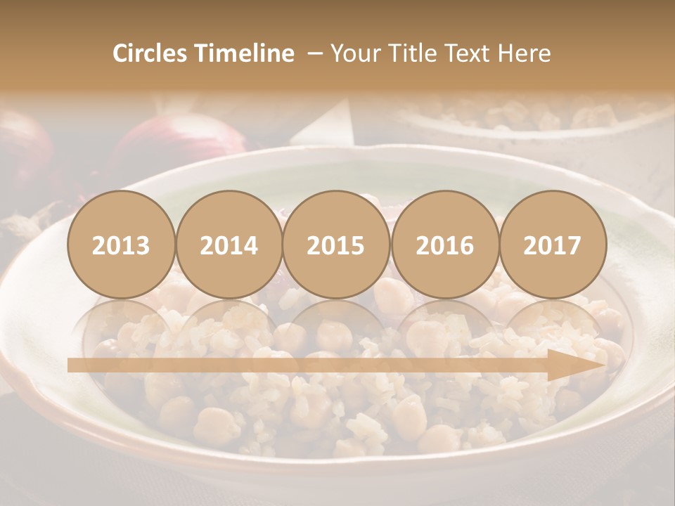 Mediterranean Plate Healthy PowerPoint Template