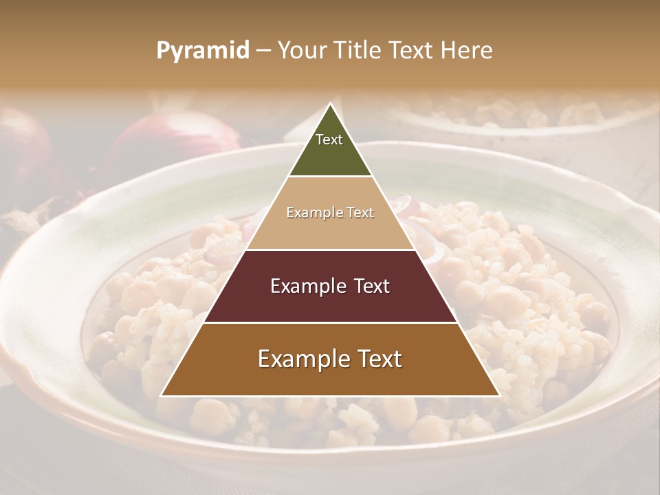 Mediterranean Plate Healthy PowerPoint Template