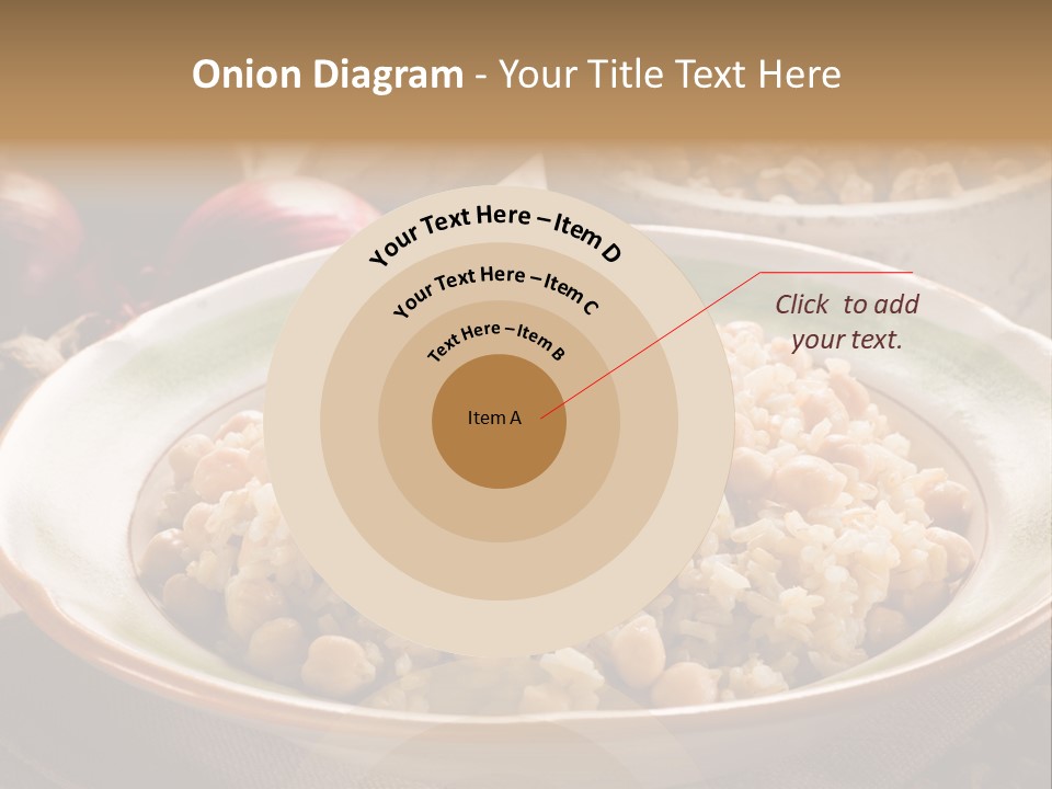 Mediterranean Plate Healthy PowerPoint Template