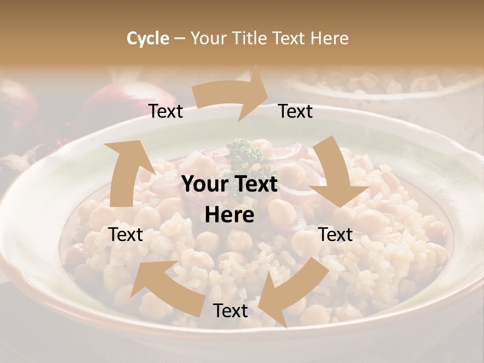 Mediterranean Plate Healthy PowerPoint Template