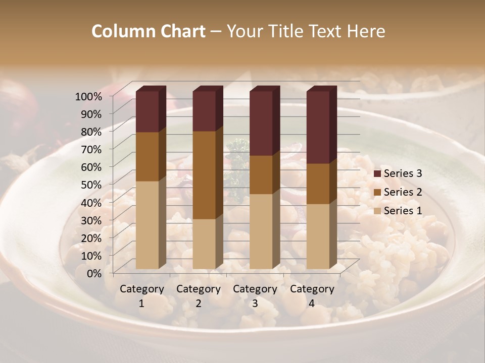 Mediterranean Plate Healthy PowerPoint Template