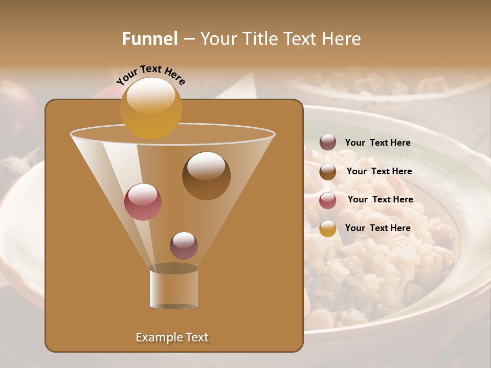 Mediterranean Plate Healthy PowerPoint Template