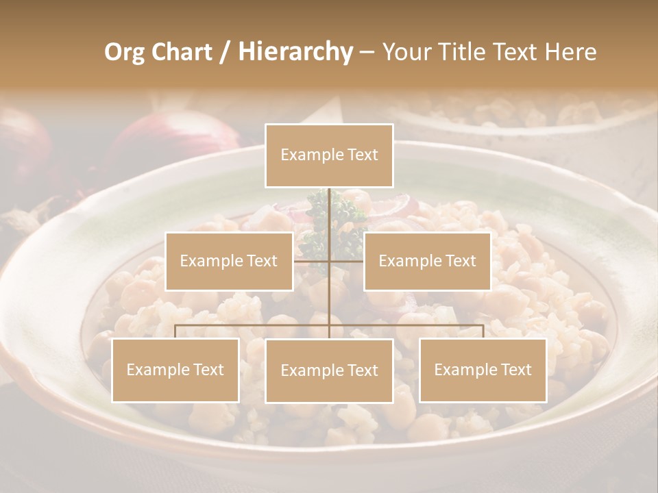 Mediterranean Plate Healthy PowerPoint Template