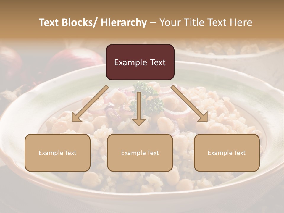 Mediterranean Plate Healthy PowerPoint Template
