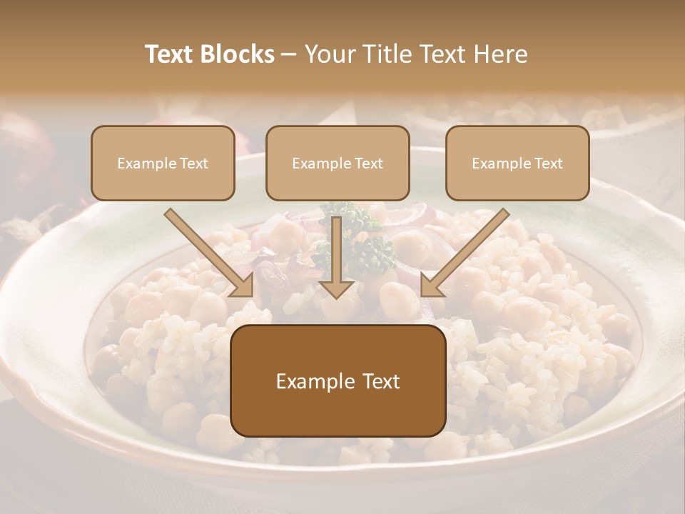 Mediterranean Plate Healthy PowerPoint Template