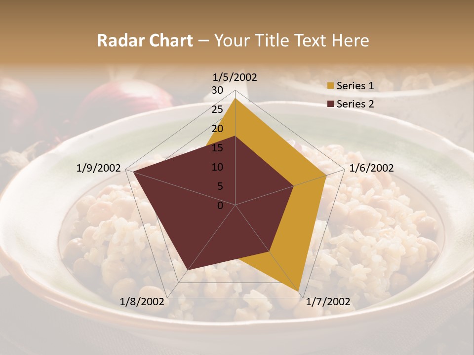 Mediterranean Plate Healthy PowerPoint Template