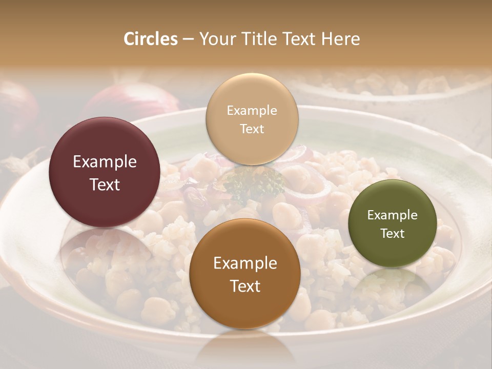 Mediterranean Plate Healthy PowerPoint Template