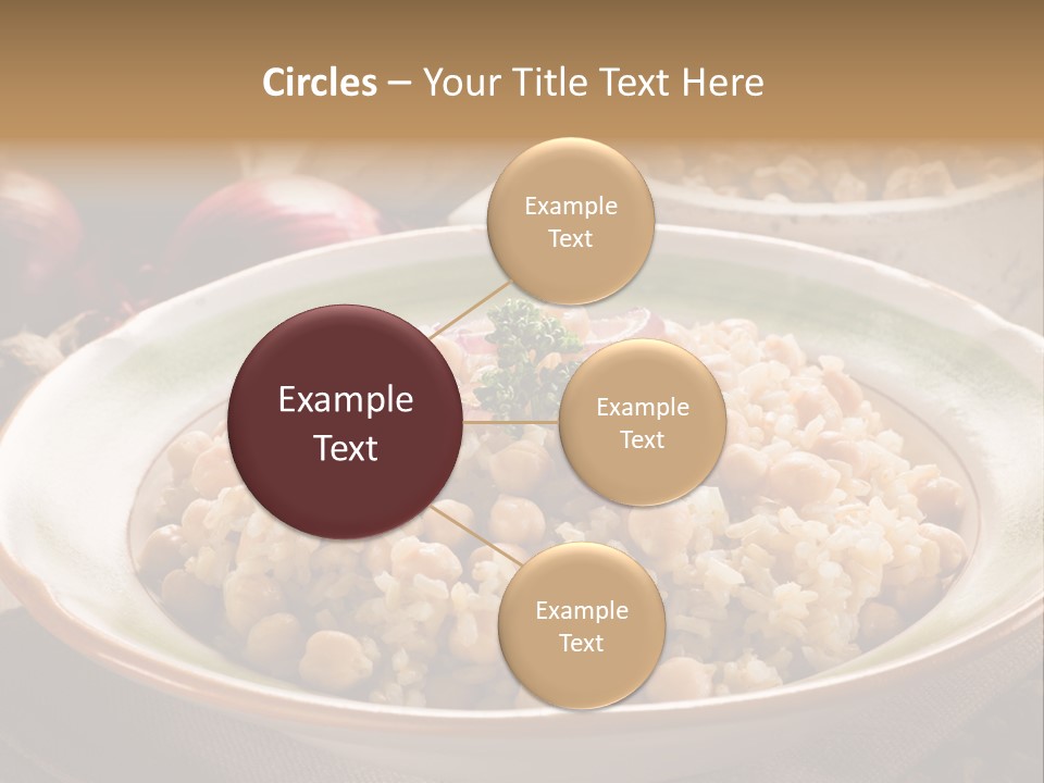 Mediterranean Plate Healthy PowerPoint Template