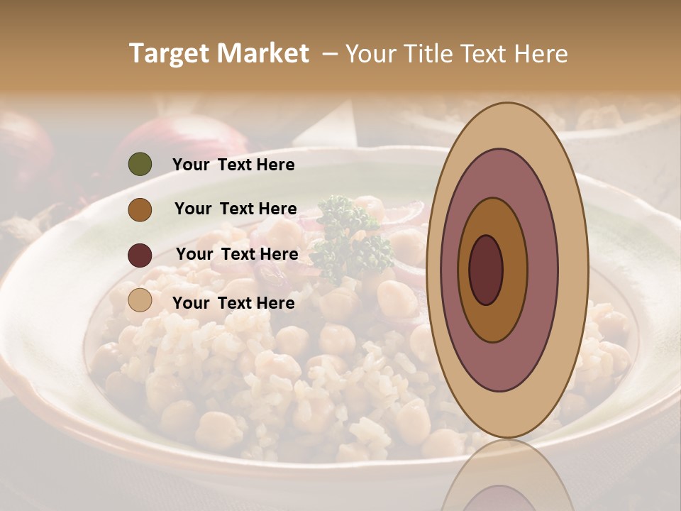 Mediterranean Plate Healthy PowerPoint Template