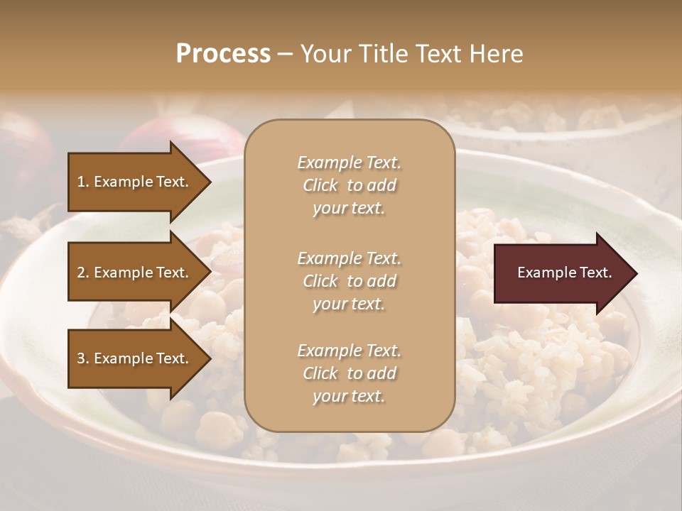 Mediterranean Plate Healthy PowerPoint Template