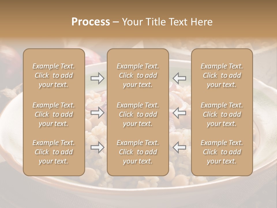 Mediterranean Plate Healthy PowerPoint Template