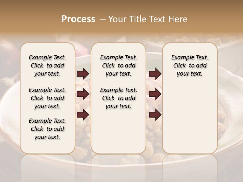 Mediterranean Plate Healthy PowerPoint Template