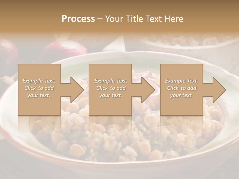 Mediterranean Plate Healthy PowerPoint Template